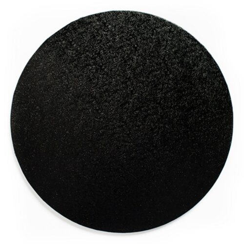 12" Round Black Cake Drum