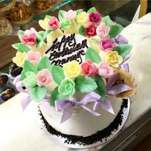 Blooming Flower Pot Cake