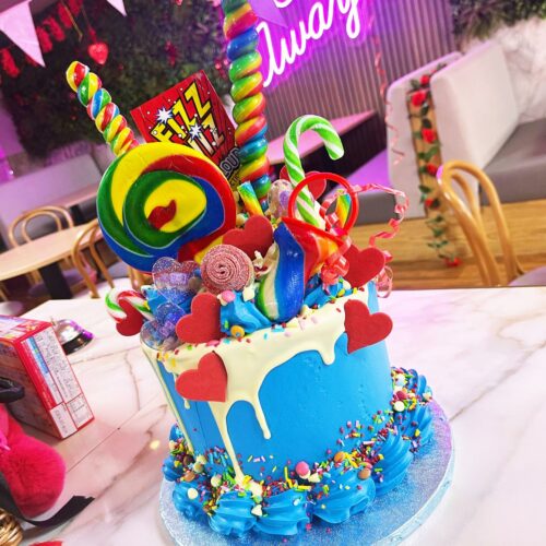 Bluey Candy Cake