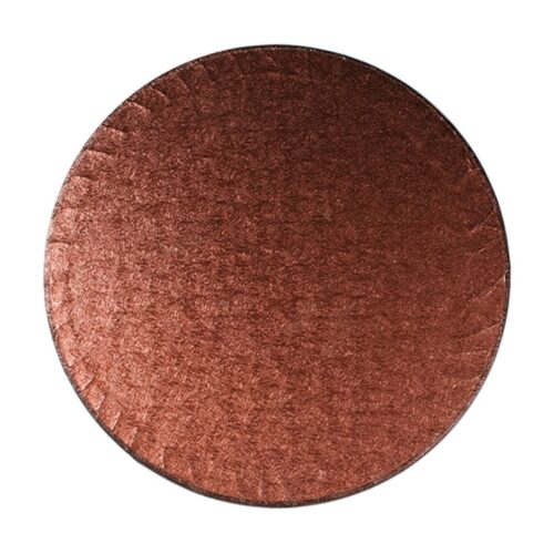 12" Round Brown Cake Drum
