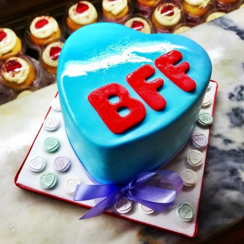 Blue BFF Cake