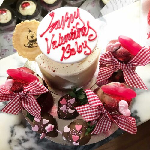 Valentines Platter Cake
