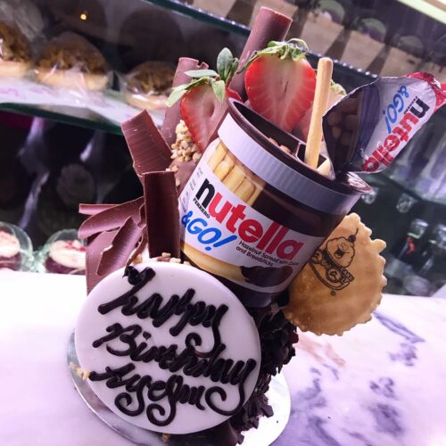 Nutella Custom Cake
