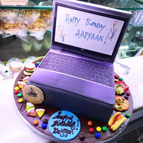 Laptop Style Cake