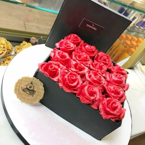 Valentines Day Roses Cake