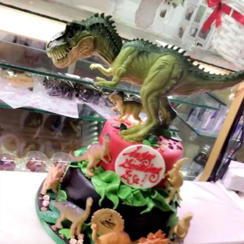 Dinosaur Birthday Cake