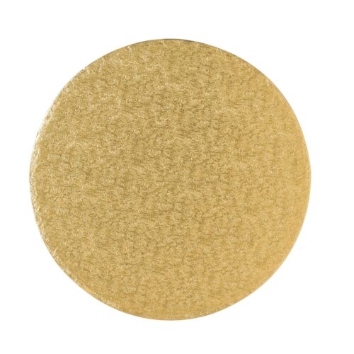 12" Round Gold Cake Drum