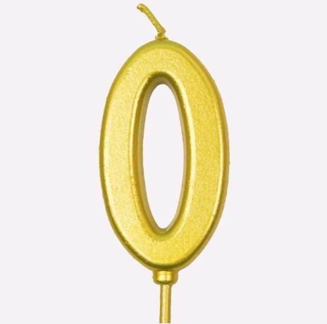 Gold No 0 Candle