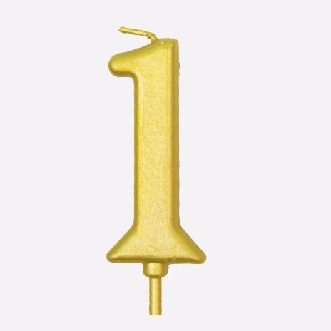 Gold No 1 Candle