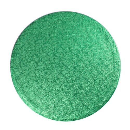 12" Round Green Cake Drum