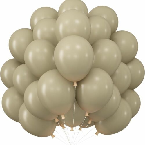 12 Inch Ivory Latex Balloons 100pcs