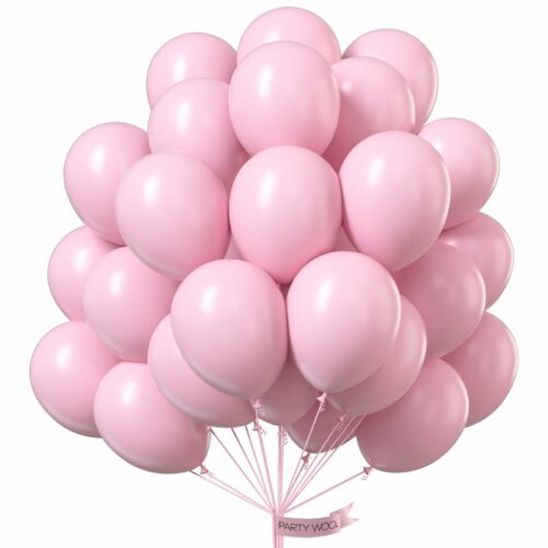 12 Inch Light Pink Latex Balloons 100pcs
