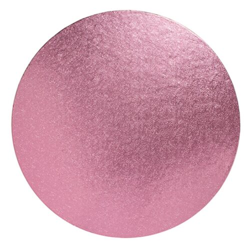 12" Round Light Pink Cake Drum