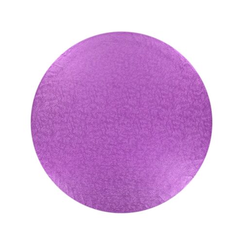 12" Round Purple Cake Drum
