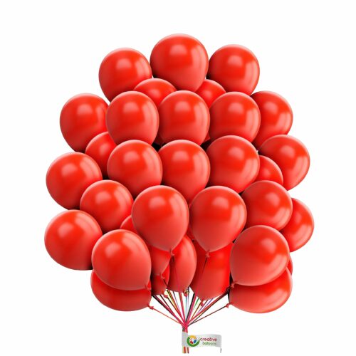 12 Inch Red Latex Balloons 100pcs