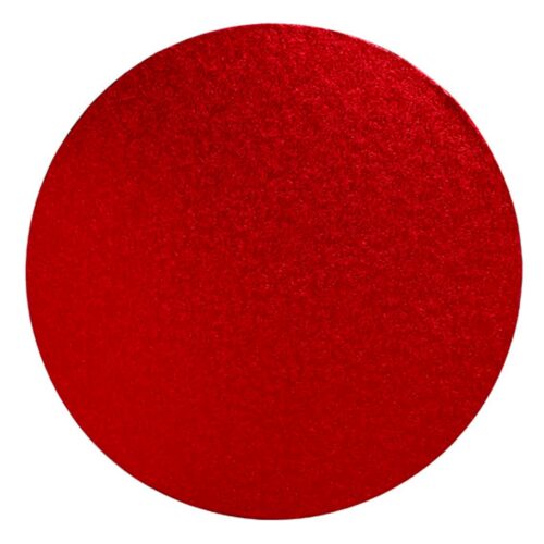 12" Round Red Cake Drum