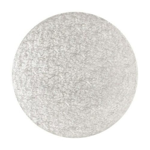 12" Round Silver Cake Drum