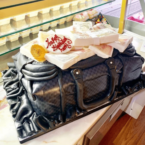 Louis Vuitton Duffle Bag Cake