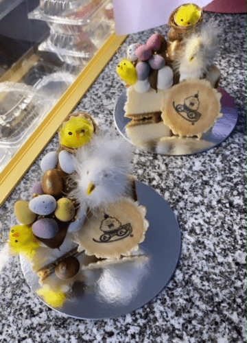 Mini Egg Cheesecake
