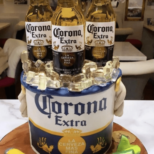 Bottles Up Corona Cake