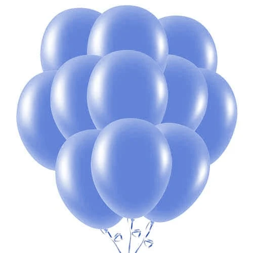 12 Inch Blue Latex Balloons 100pcs